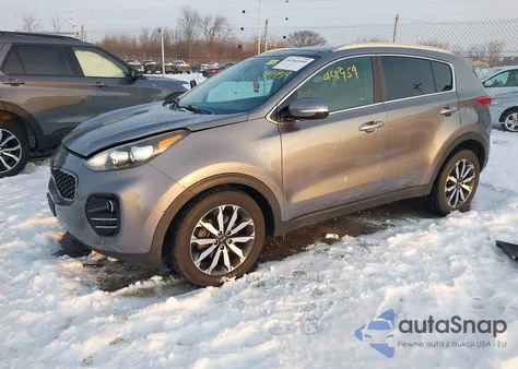 2017 Kia Sportage Ex z USA, uszkodzony, nr VIN KNDPNCAC8H7272390